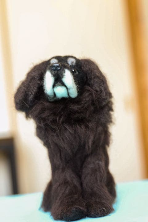 羊毛フェルト　ゴールデンレトリバー