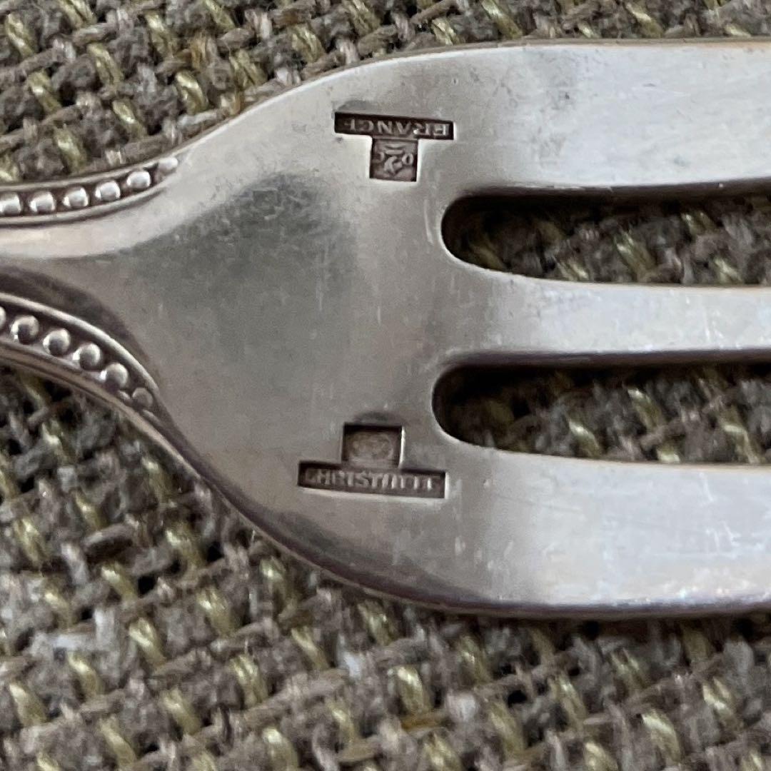 クリストフル パール ケーキフォーク　2本