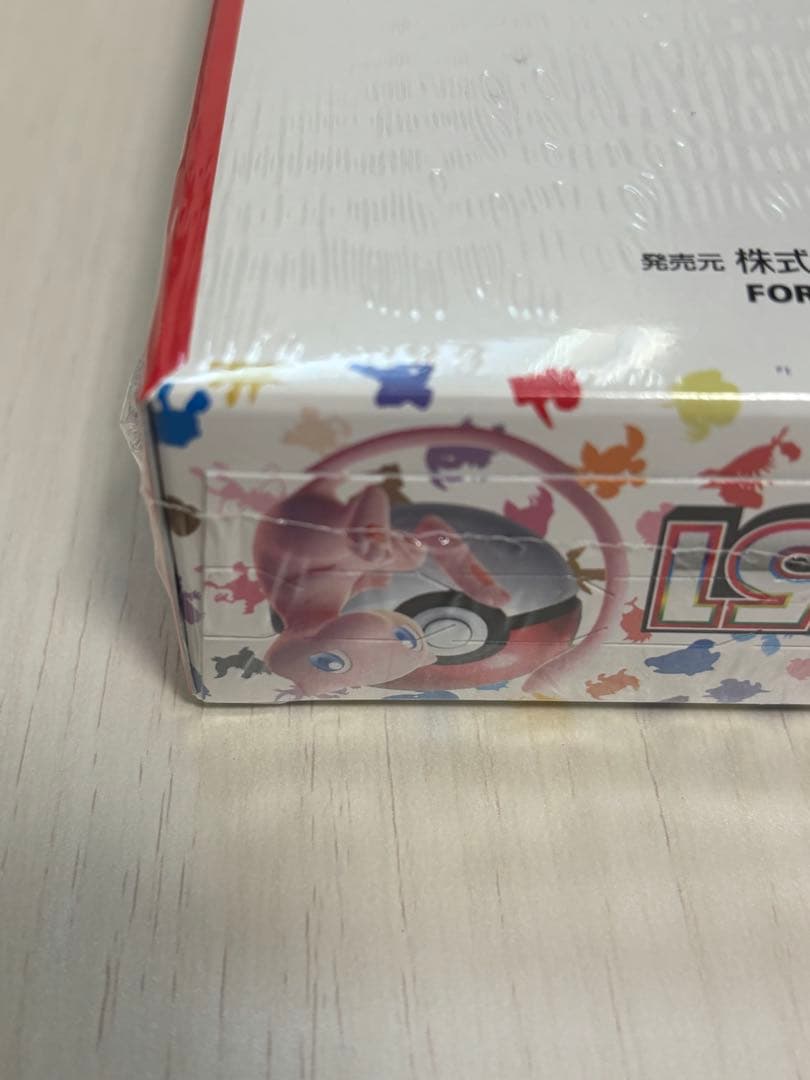 ポケモンカード　ポケモンカード151　BOX　シュリンク付き　未開封