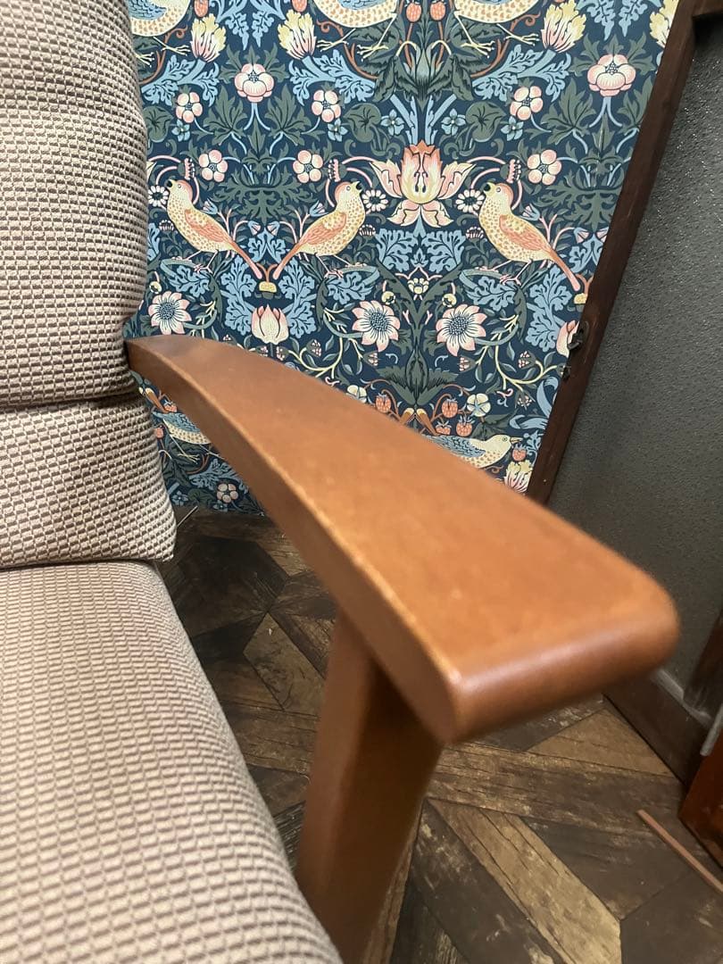 ハイバックチェアー ソファ シングル　インテリア 北欧