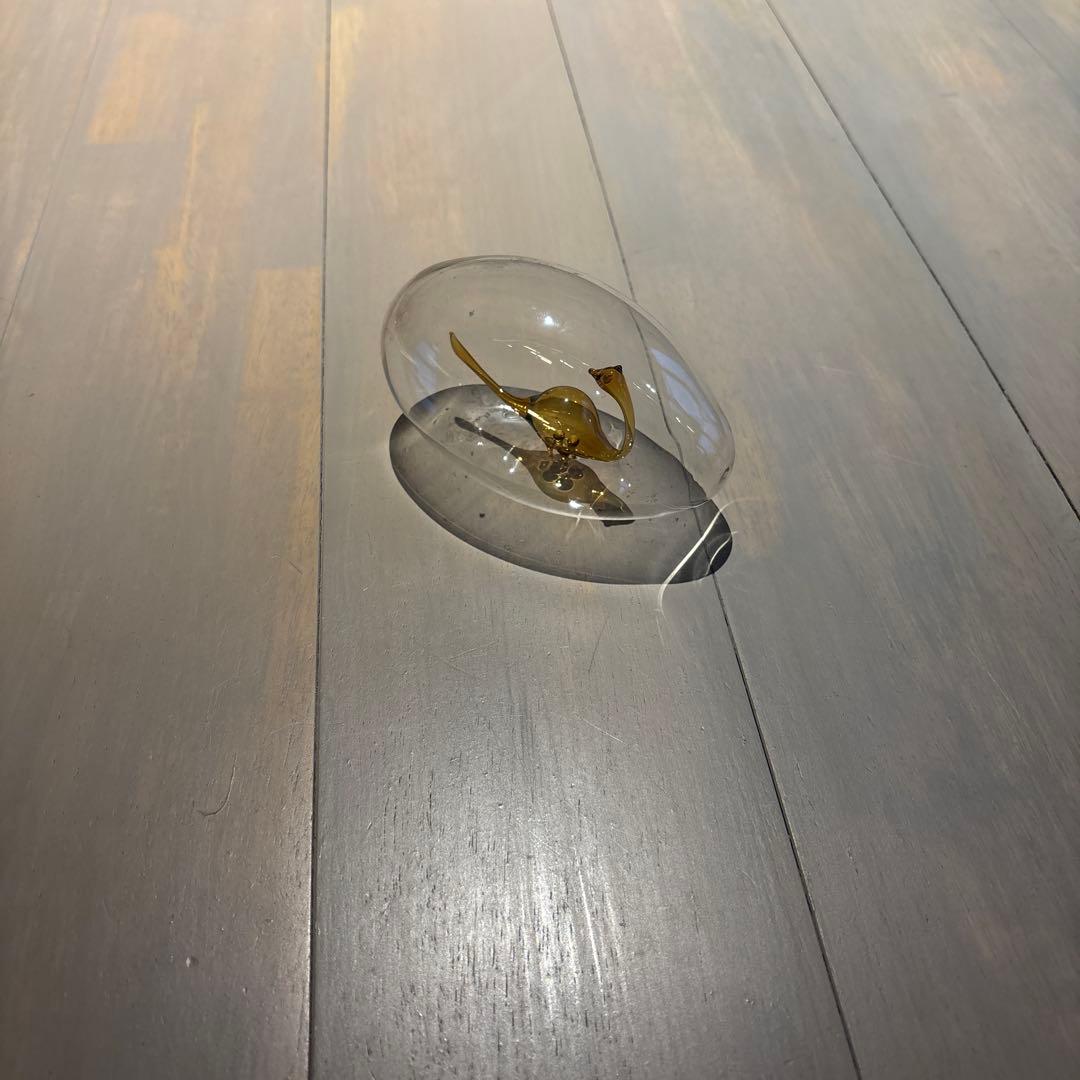 ガラスの置物　ハンドメイド