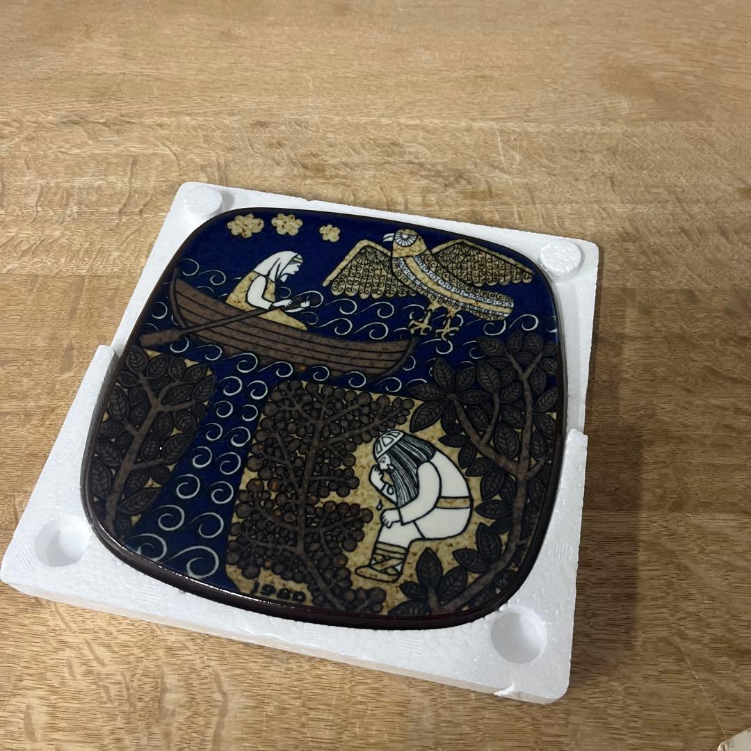 ARABIAアラビア　Kalevala カレワラ 1980年絵皿ヴィンテージ