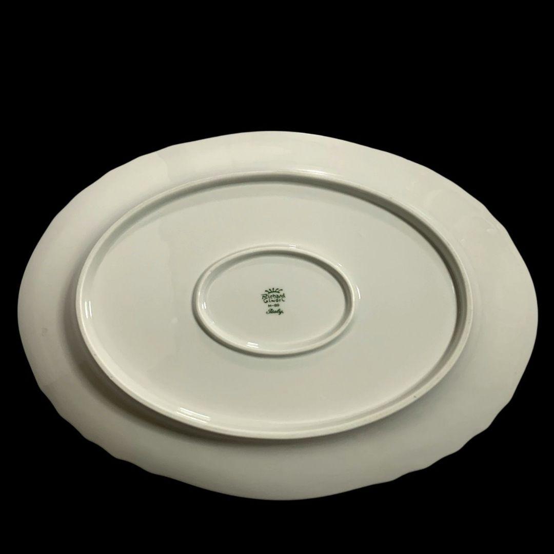 リチャードジノリ ベッキオホワイト オーバル プレート 大皿 2枚セット