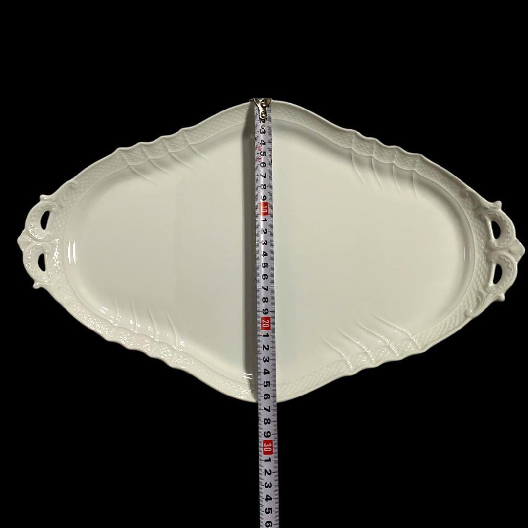 リチャードジノリ ベッキオホワイト オーバル プレート 大皿 2枚セット