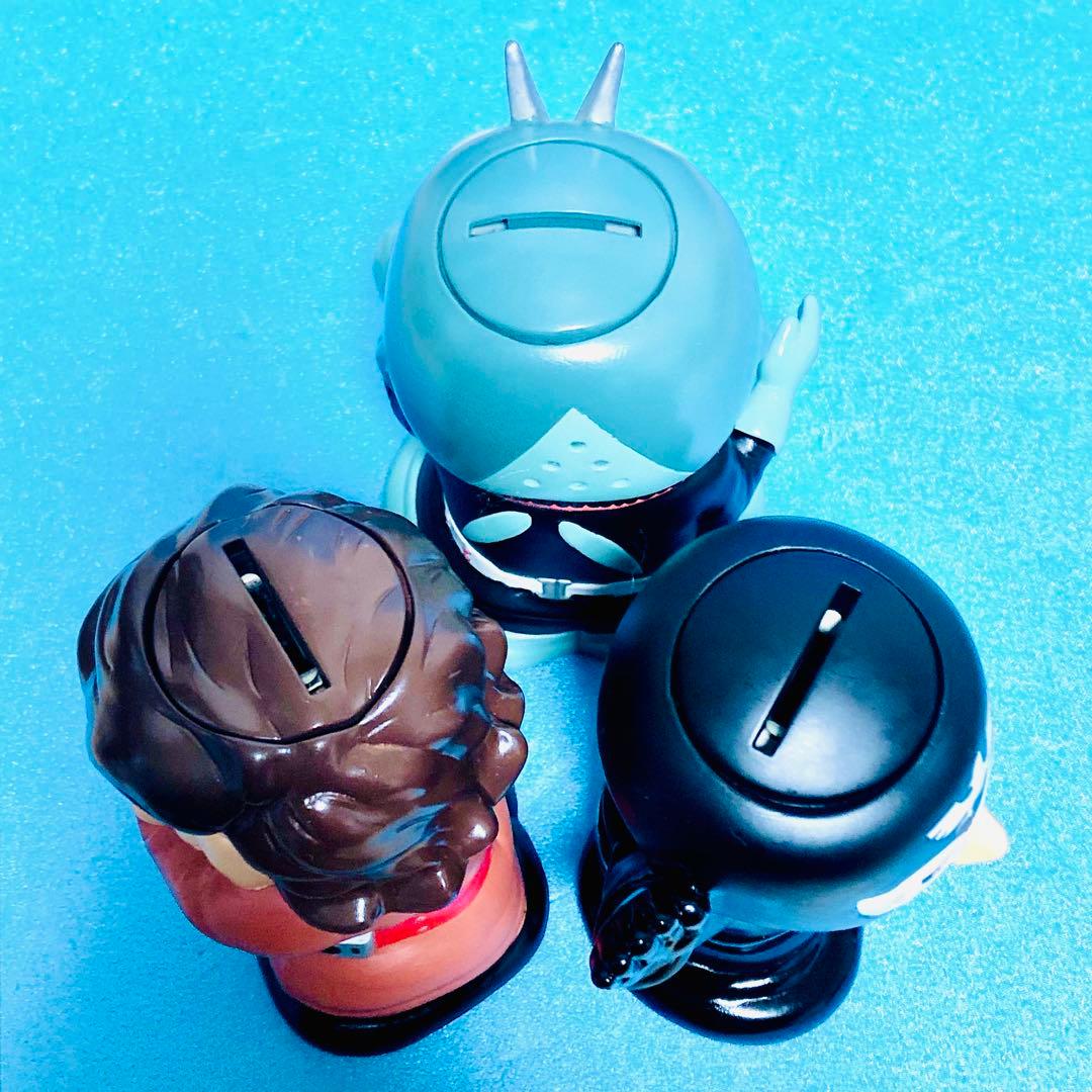 【非売品/レア品】仮面ライダー 音声貯金箱全3種セット＋おまけつき