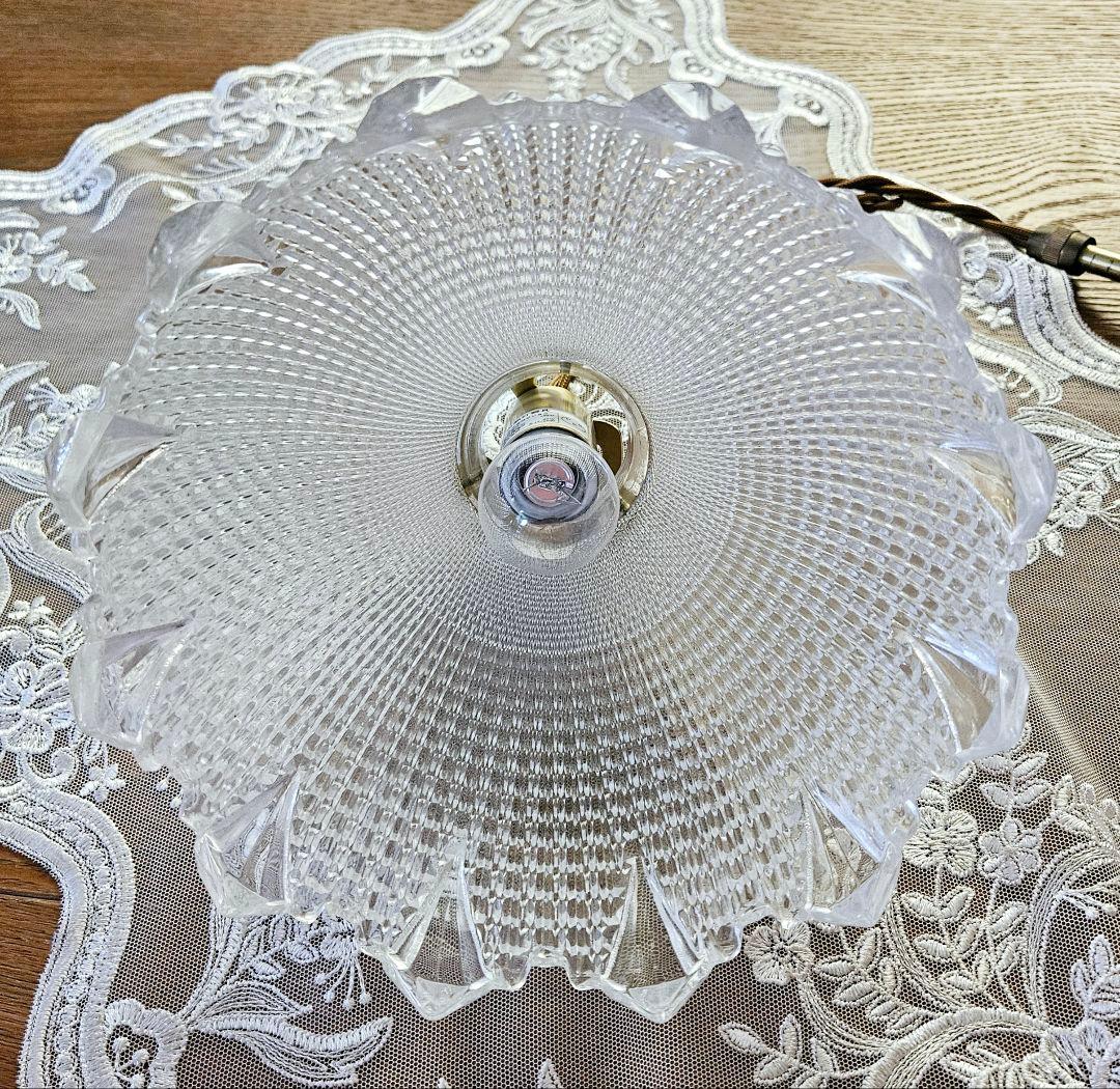 アンティーク レトロ ガラスシェード ペンダントライト