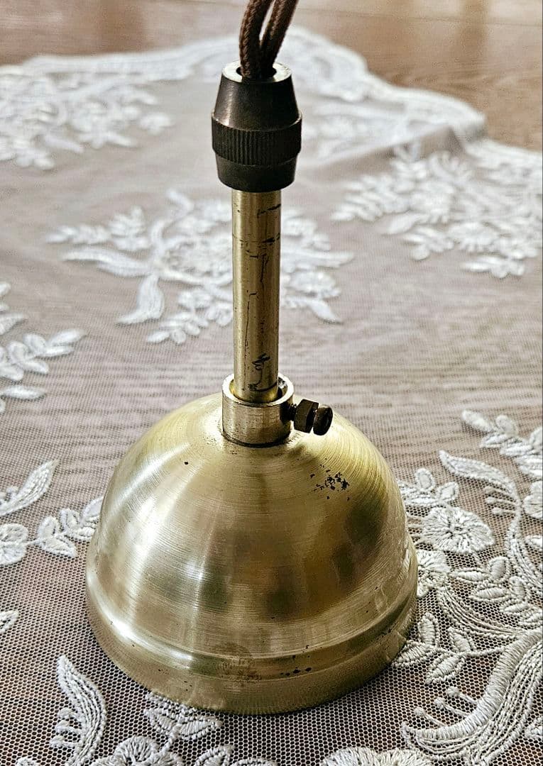 アンティーク レトロ ガラスシェード ペンダントライト