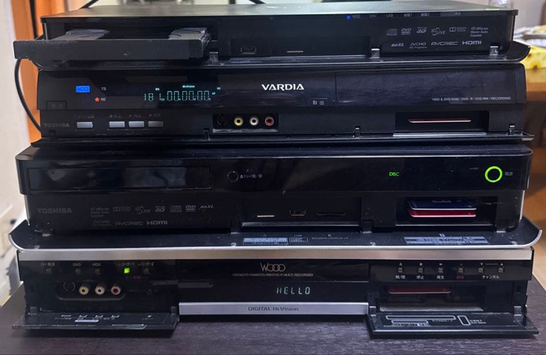 TOSHIBA 東芝 DBR-M490 ブルーレイ 5台