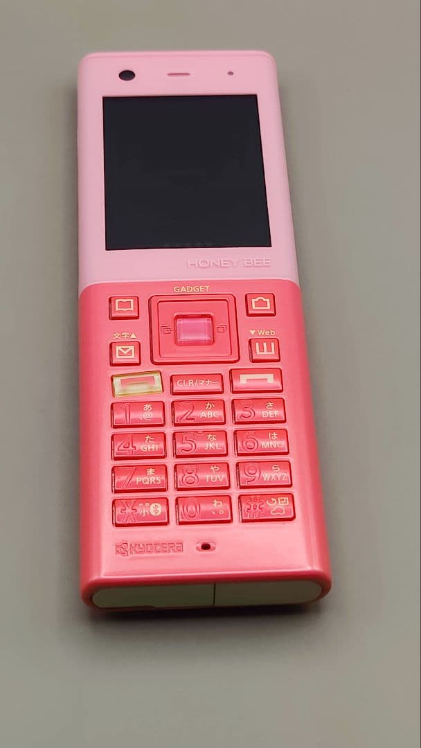 ✨❤️WILLCOM HONEY BEE5 WX07K 京セラ ピンク 携帯電話
