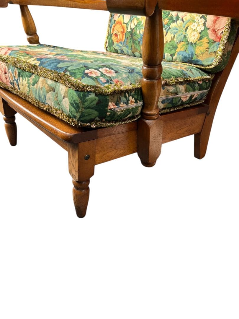 【希少】【美品】コスガ家具　木製　アームチェア　１人掛け