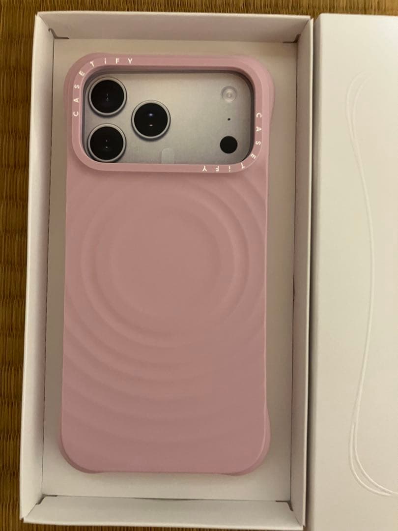 CASSETIFY ピンク ソフトケース iPhone17pro max用
