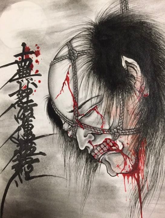 【見本】期間限定‼️幽霊画イラスト承ります