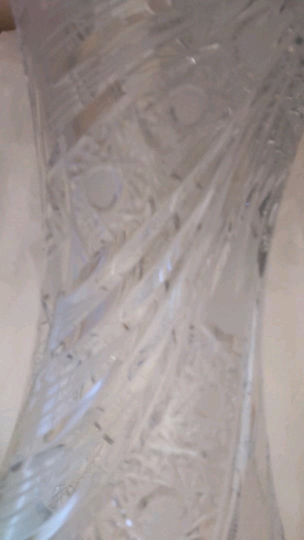 花瓶 CRYSTAL エルベクリスタル フラワーベース ELBE crystal
