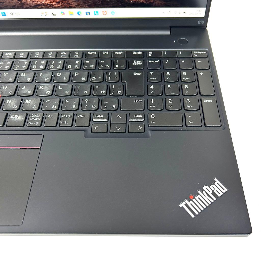 美品 ThinkPad E16 Gen1 16GB バッテリー超良好 オフィス