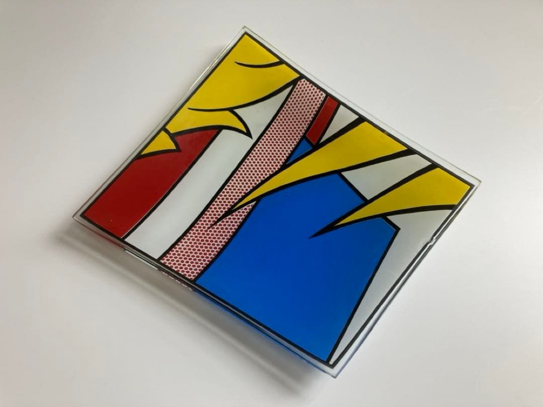 置物 Roy Lichtenstein style Pop Art plate