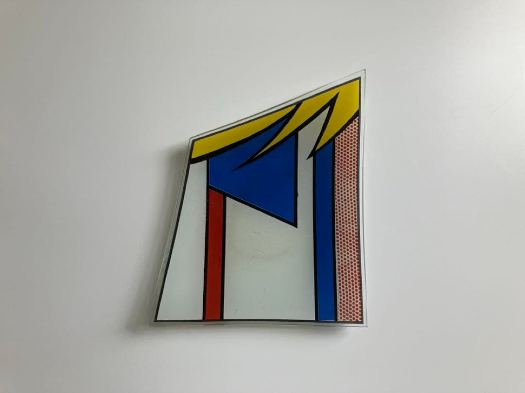 置物 Roy Lichtenstein style Pop Art plate