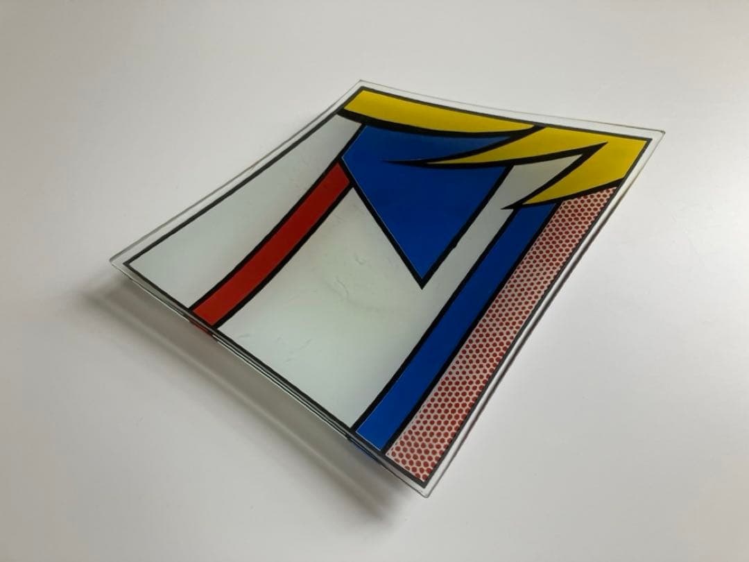 置物 Roy Lichtenstein style Pop Art plate
