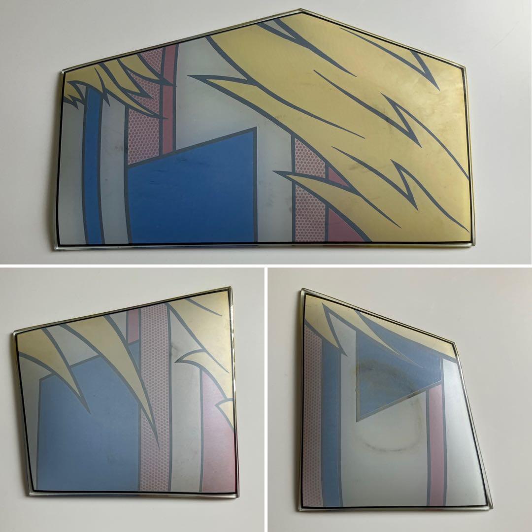 置物 Roy Lichtenstein style Pop Art plate