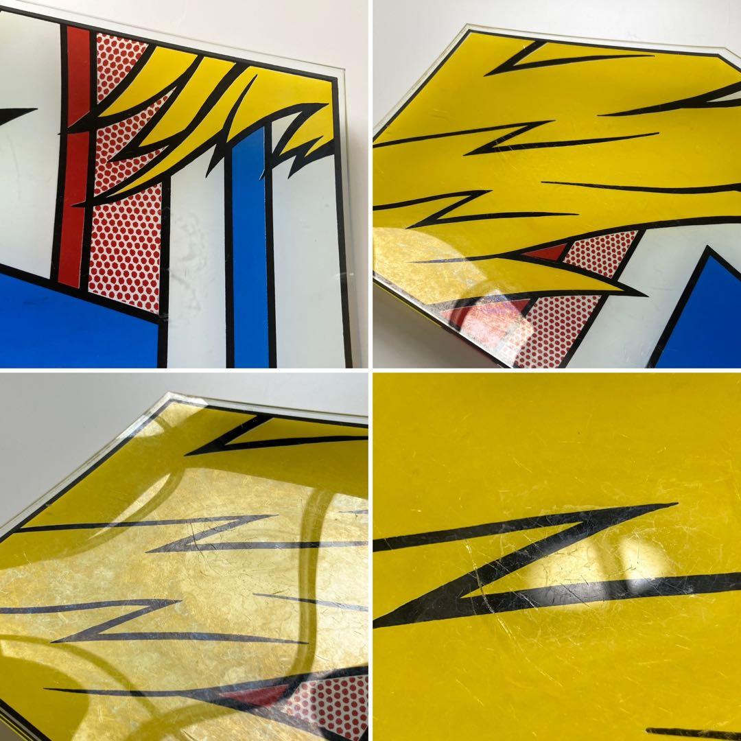 置物 Roy Lichtenstein style Pop Art plate