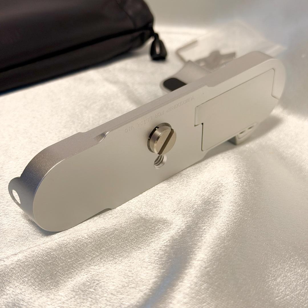 ライカ M10 シリーズ対応 L型クイックリリース カメラグリップ シルバー