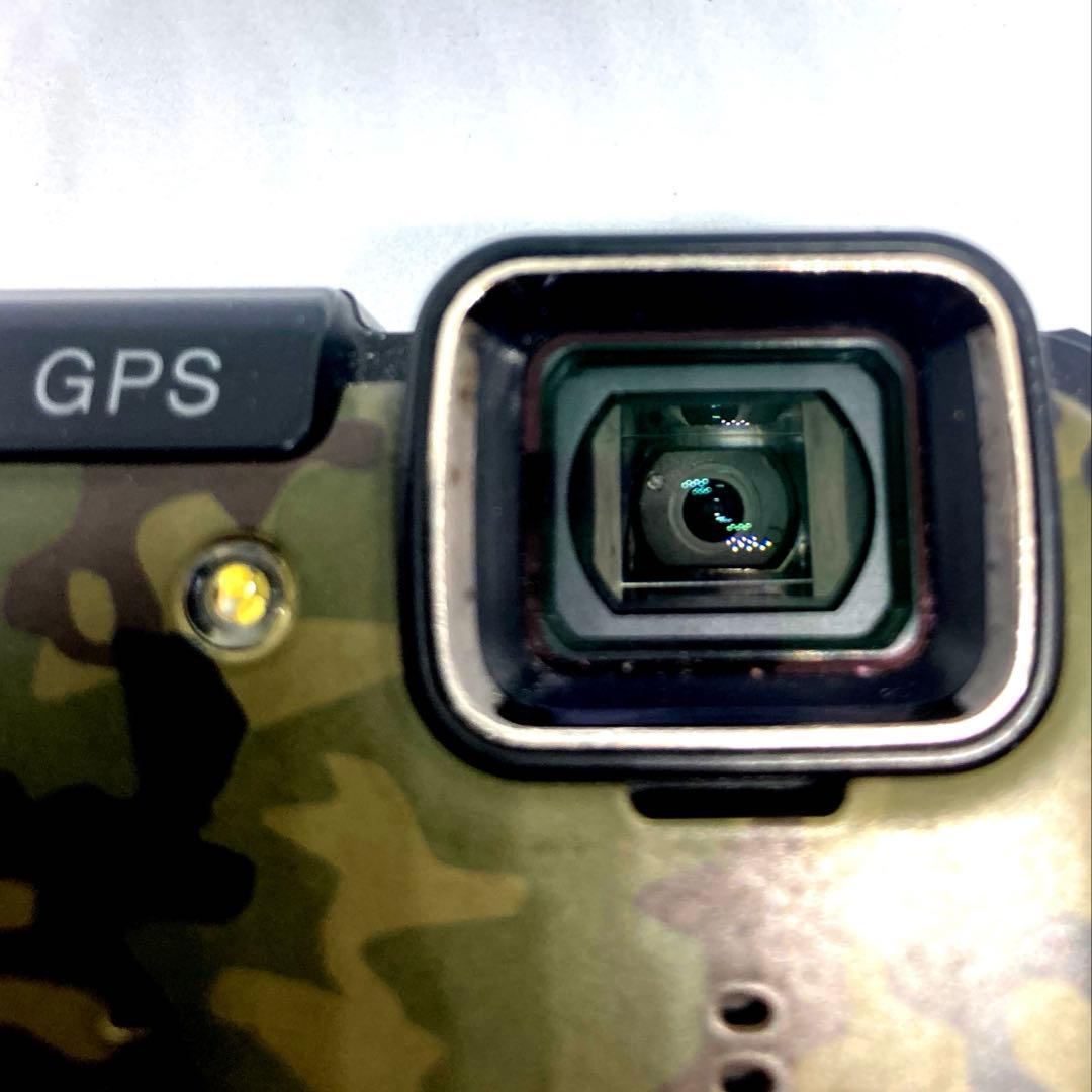 【稼働確認済】ニコン 防水デジカメ【GPS装備】AW100 カモフラ