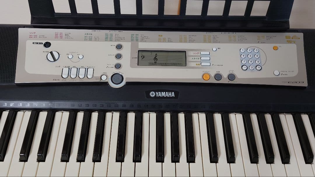 sa☆【動作確認済】Yamaha PSR E203 61鍵 電子キーボード