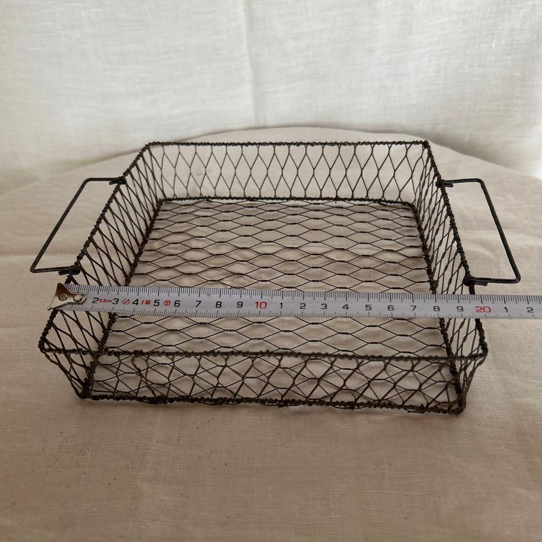 fog linen work・フォグリネンワーク・ワイヤーバスケット・5個セット