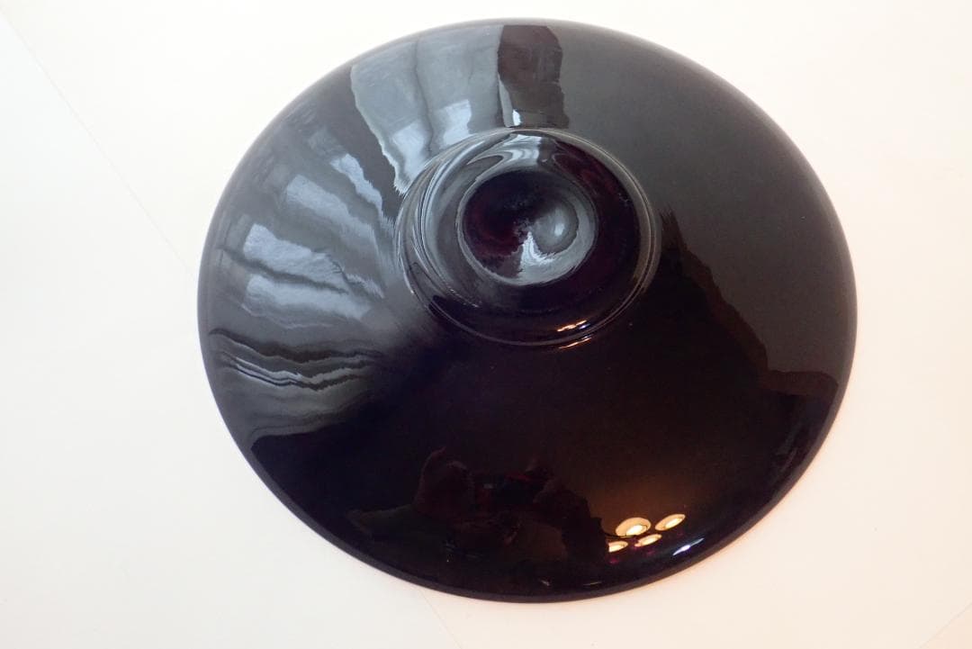 HD4802飾り皿クリスタル Belfore チェコスロバキア