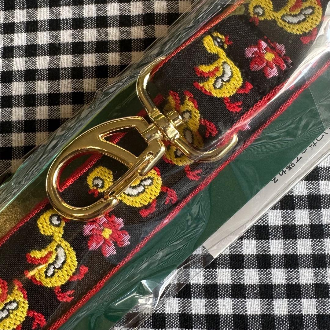 フェイラー×レピヤンリボン　ショルダーストラップ　ブラック