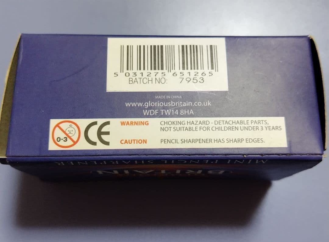 ミニクーパー ユニオンジャック 鉛筆削り ミニカー イギリス国旗デザイン