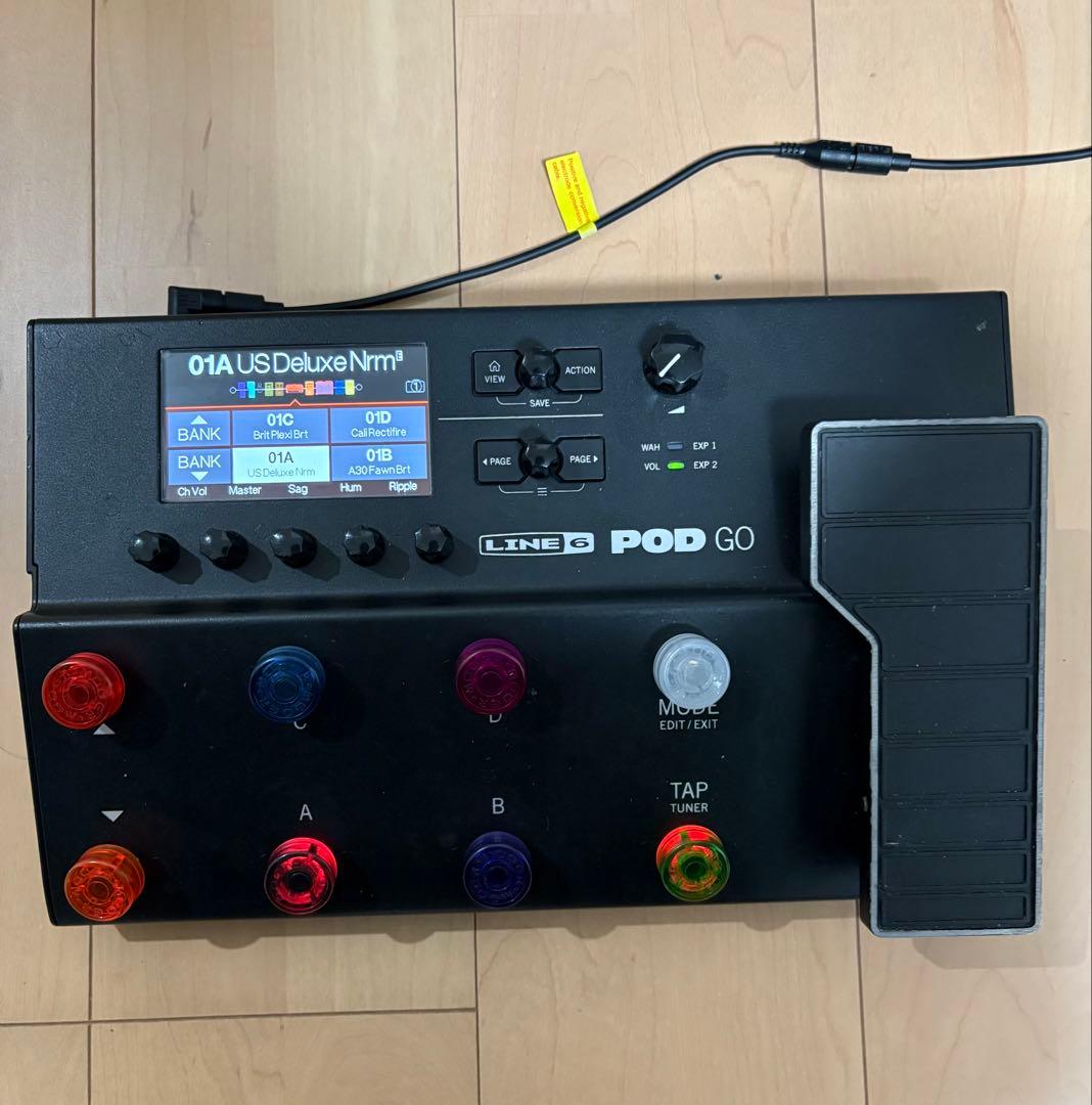 ギター line6 pod go