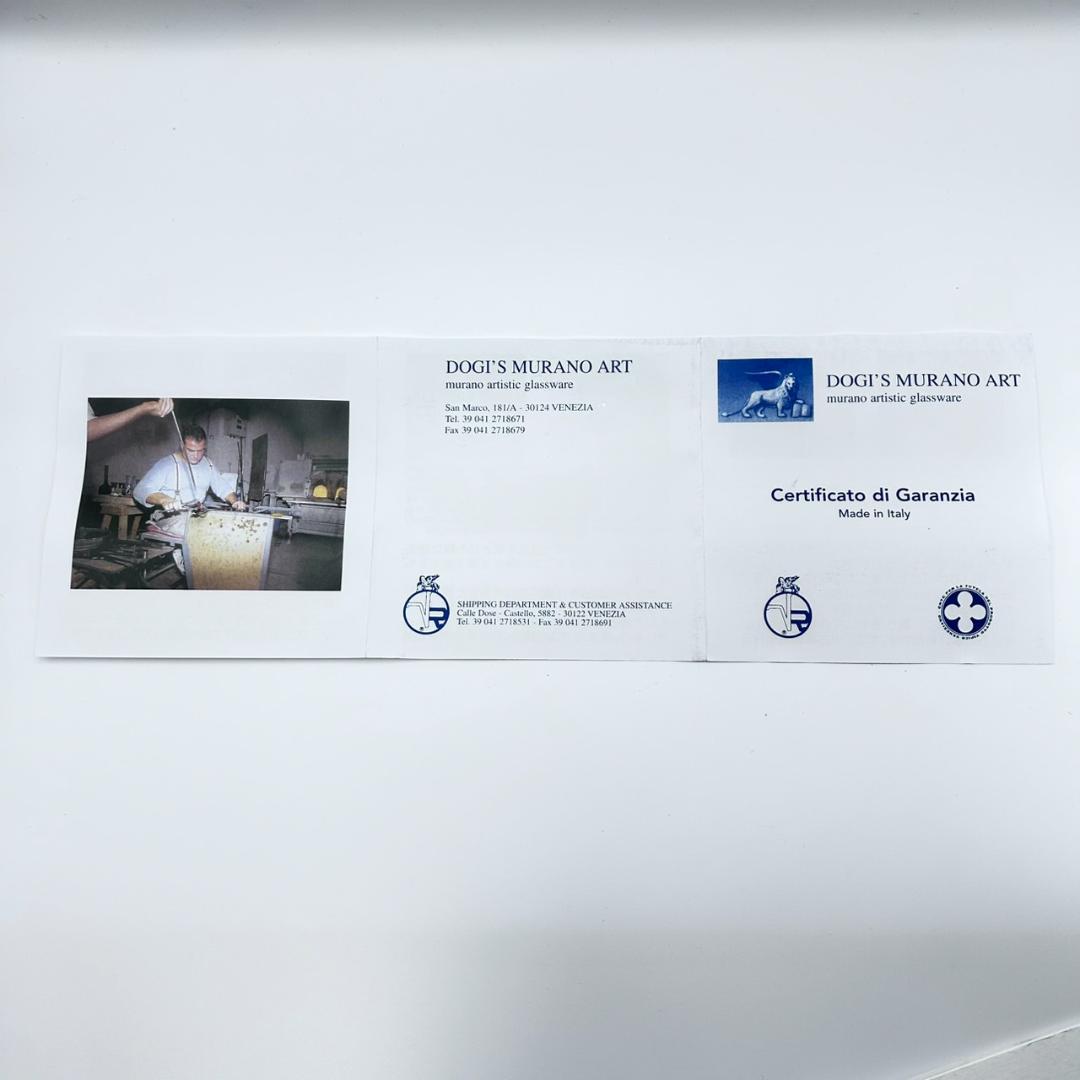 ムラーノ Murano ベネチアングラス ワイングラス ペアセット 24金