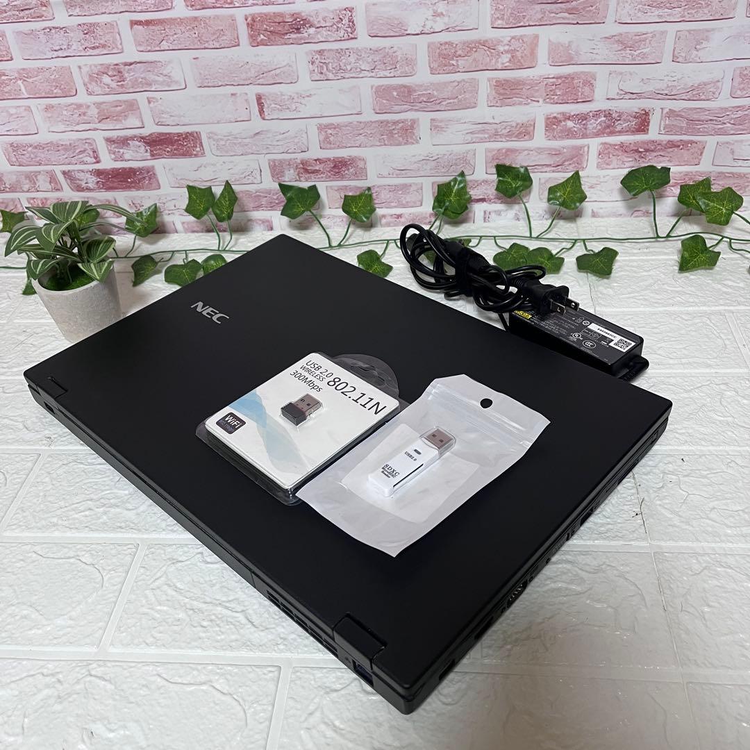中古NECパソコンSSD256GB メモリ8GB★Win11 ノートPC2