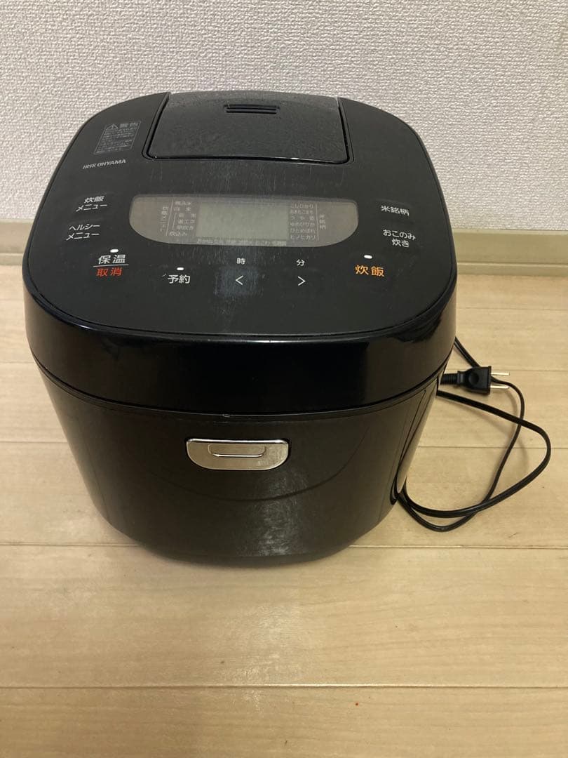 炊飯器 一升 10合 アイリスオーヤマ 安い 大型 大きい 新生活 ブラック