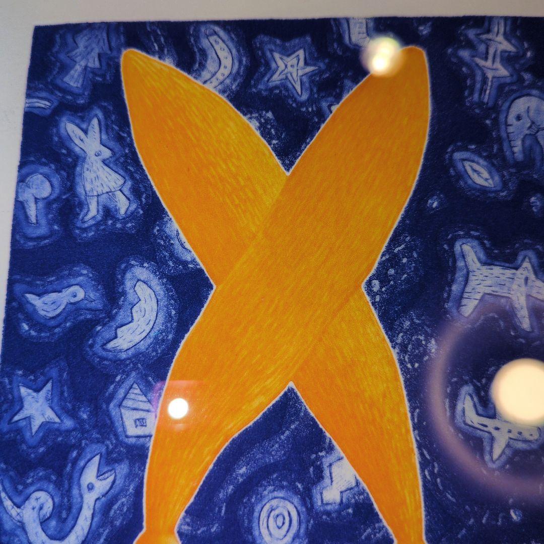 綿引明浩、美品、リトグラフ、ウサギ人間の形 12/55。お値下げしました。