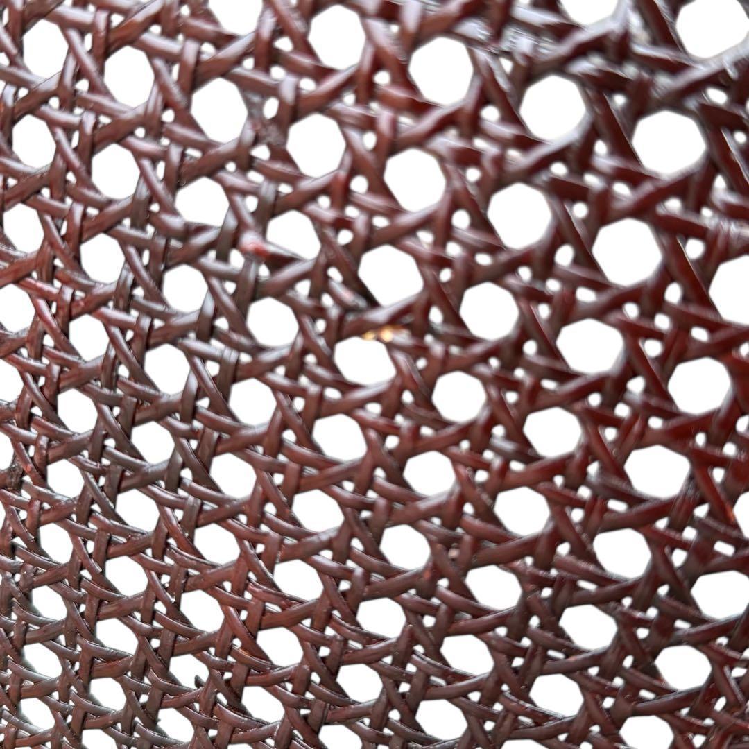 HR686 ラタン　籐　三越ブルージュ　三越家具　アームチェア　肘付き椅子