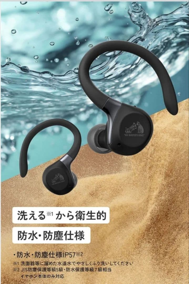 VICTOR ワイヤレスイヤホン HA-EC77T-G