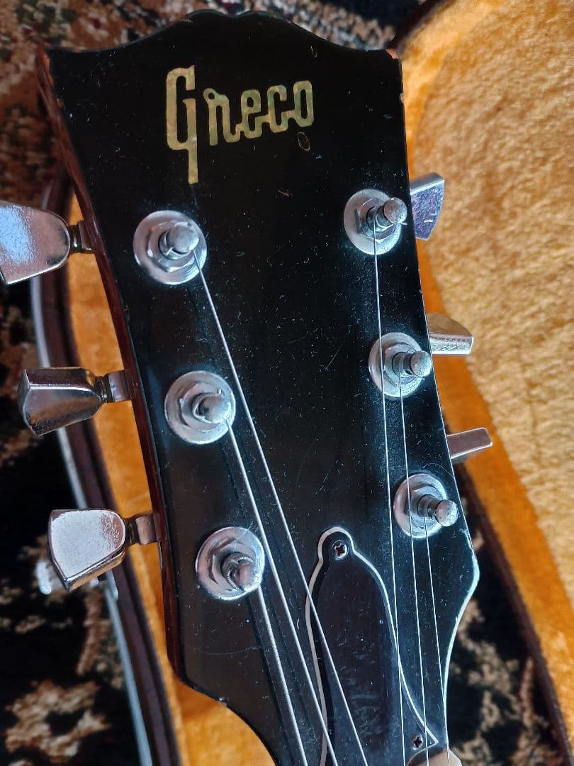 Greco EG-550GS レスポールデラックスタイプ ゴールドトップミニハム