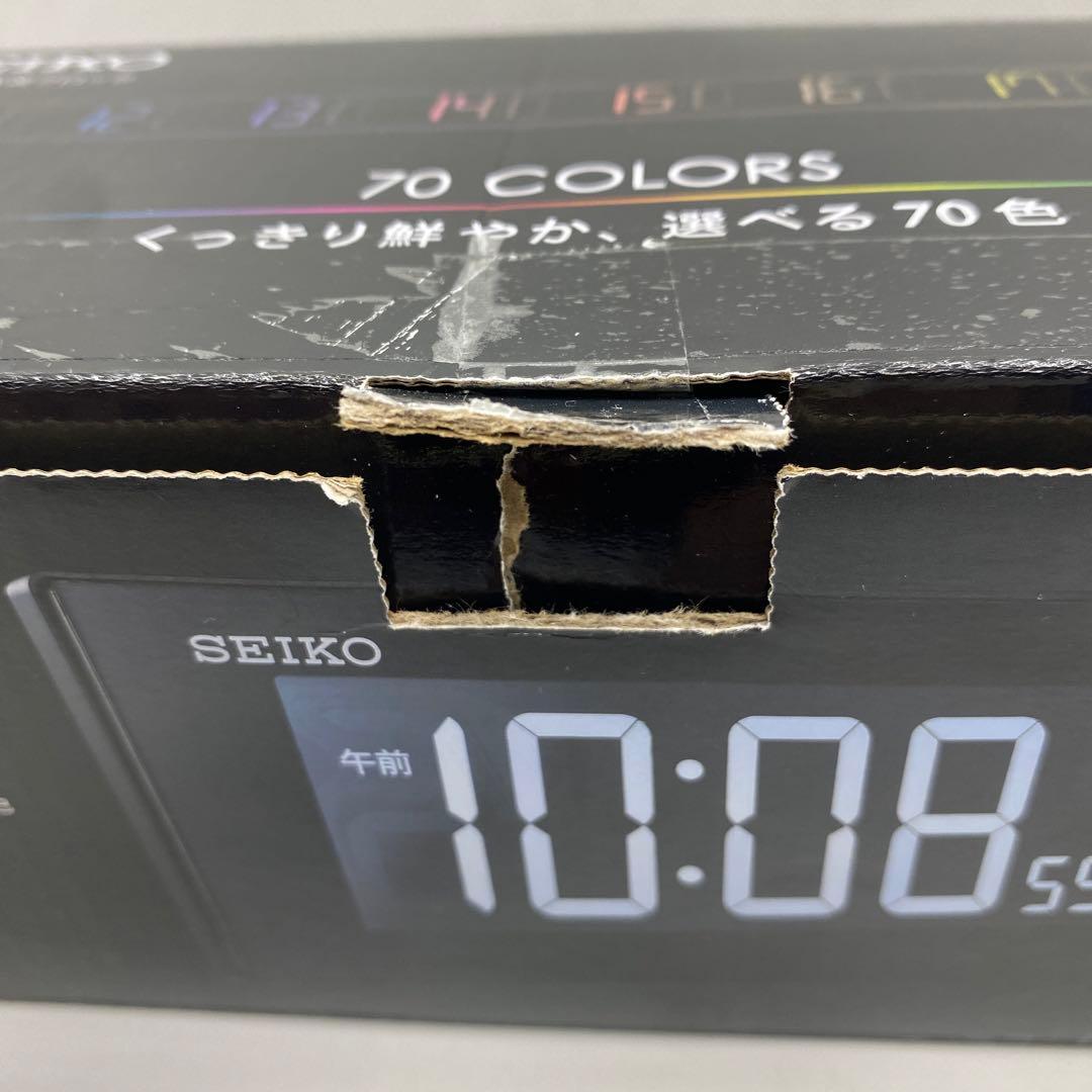 セイコー SEIKO DL305K チェンジカラー電波クロック 未使用