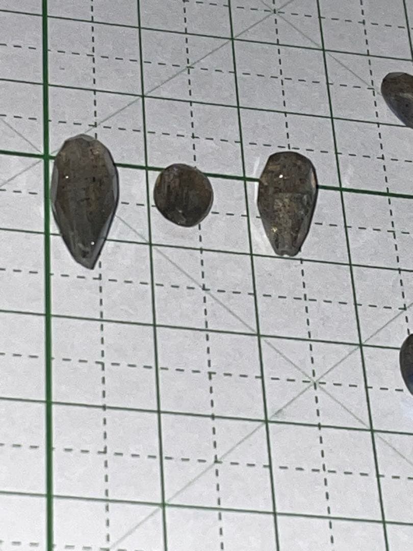 【約260g大容量高品質】ラブラドライト ペアシェイプ ファセットカット ルース