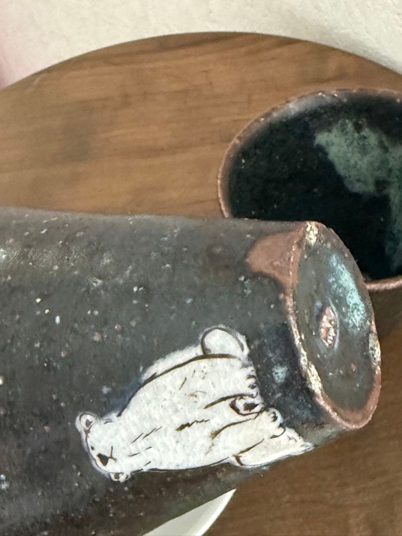 工房あめつち 茶杯 3個セット+おまけ豆皿 未使用品