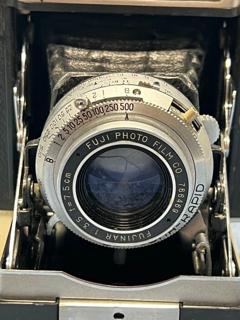 SUPERFUJICA6 蛇腹カメラ ケース付き
