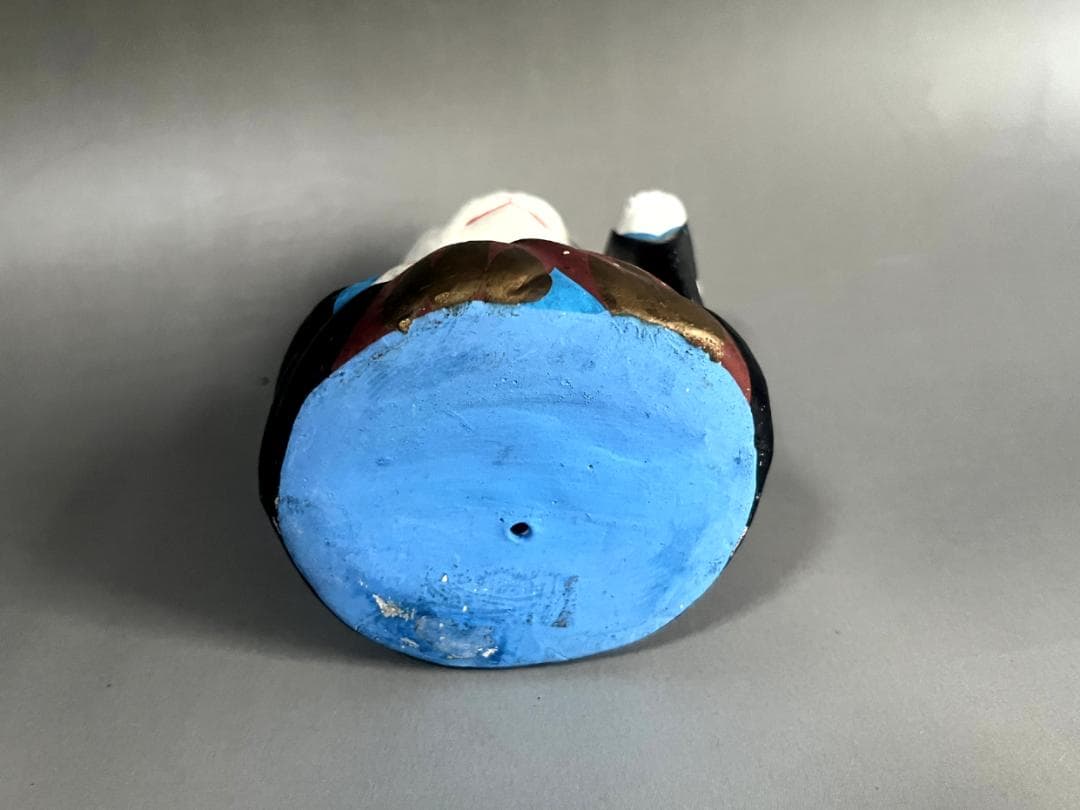 土人形■清水人形 中川正美 猫の伏見人形 左手上げ 古民具 招き猫 郷土玩具■