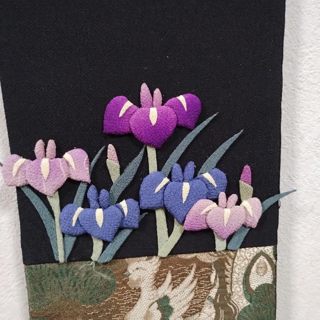 端午・縮緬細工・押し絵・タペストリー・うさぎ・ハンドメイド・縮緬・菖蒲・鯉のぼり