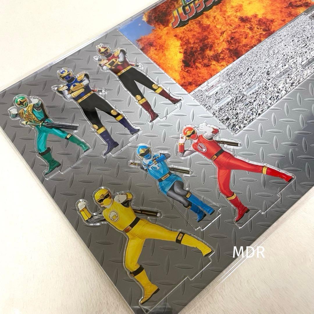 【未開封品】アクリルジオラマ 忍風戦隊ハリケンジャー 全スーパー戦隊展 アクスタ