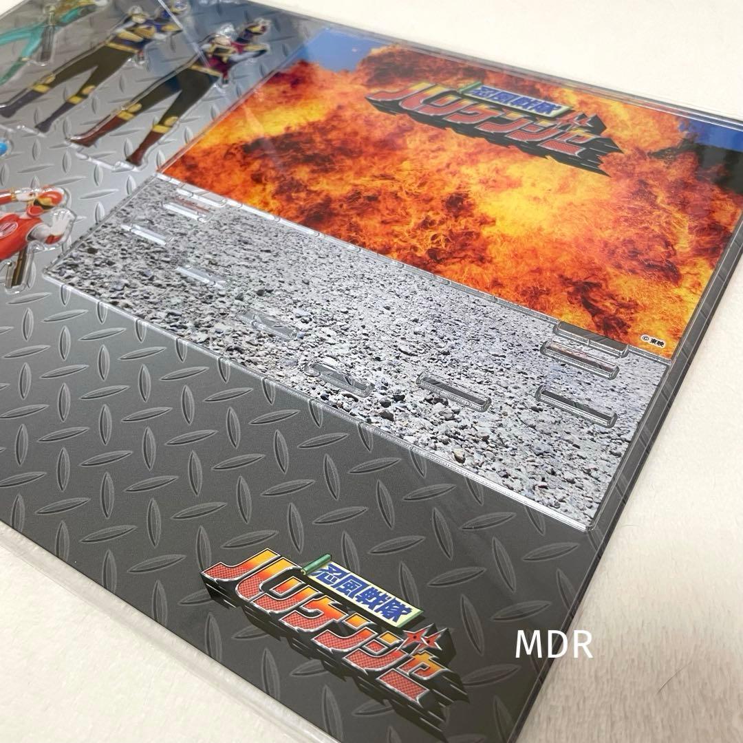 【未開封品】アクリルジオラマ 忍風戦隊ハリケンジャー 全スーパー戦隊展 アクスタ