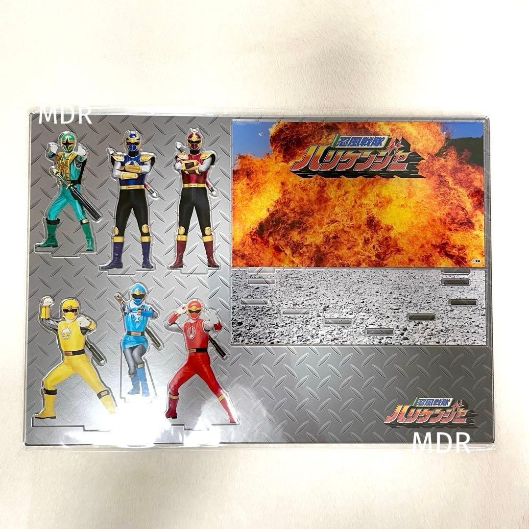 【未開封品】アクリルジオラマ 忍風戦隊ハリケンジャー 全スーパー戦隊展 アクスタ
