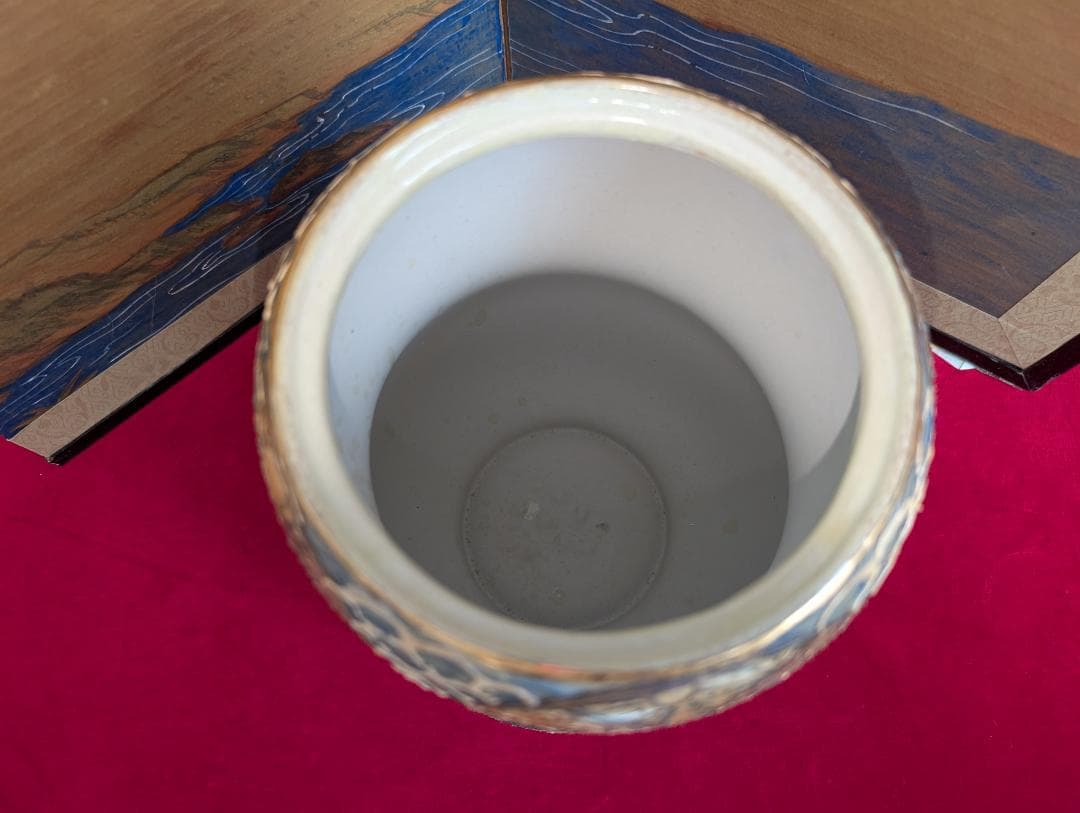 古美術　茶道具　置物　インテリア　大きな水指