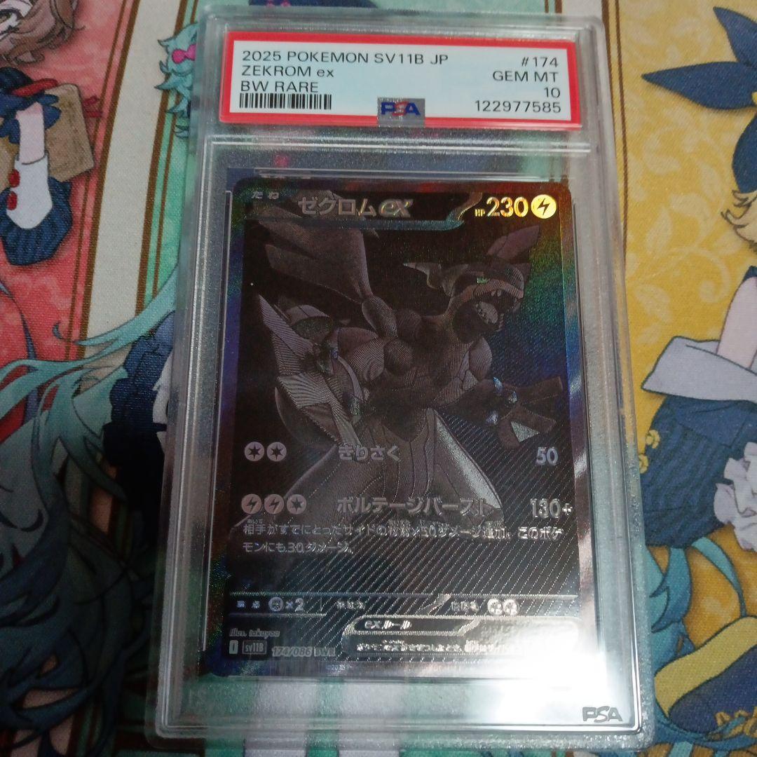 即日発送【PSA10】ゼクロムex BWR [SV11B 174/086]