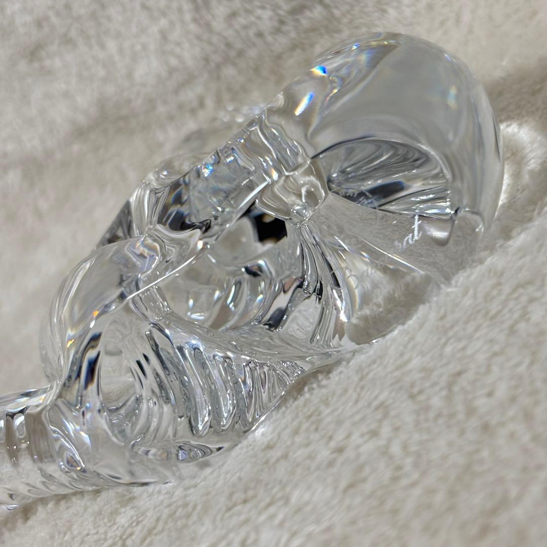 【美品】Baccarat バカラ 置物 インテリア ヘビ へび 蛇
